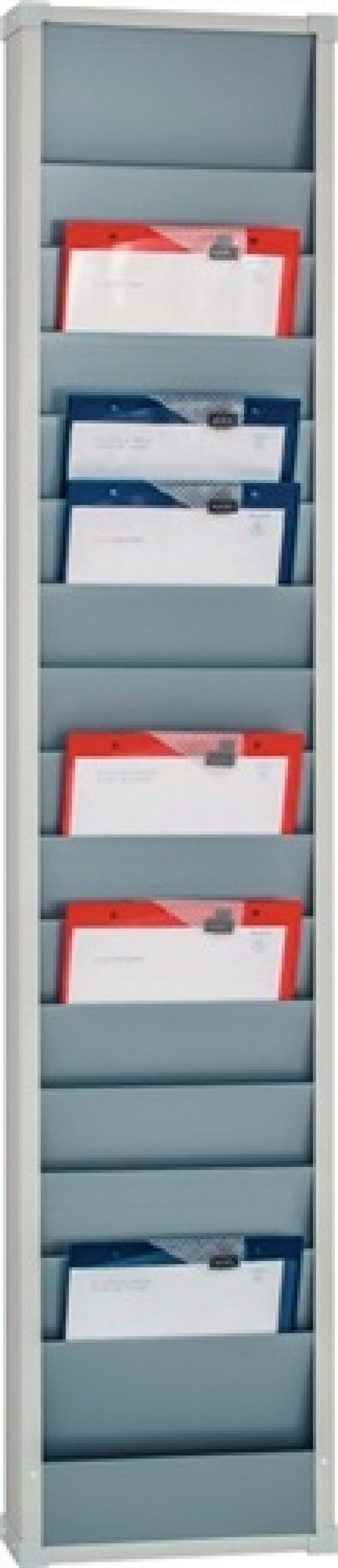 Werkstattplaner H1757xB315xT76mm grau 1-reihig