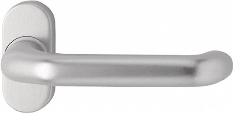 Profiltürdrückerlochteil 1300/2033 Alu.F12 ov.8mm gekr. Profiltürdrückerlochteil 1300/2033 Alu.F12 ov.8mm gekr.