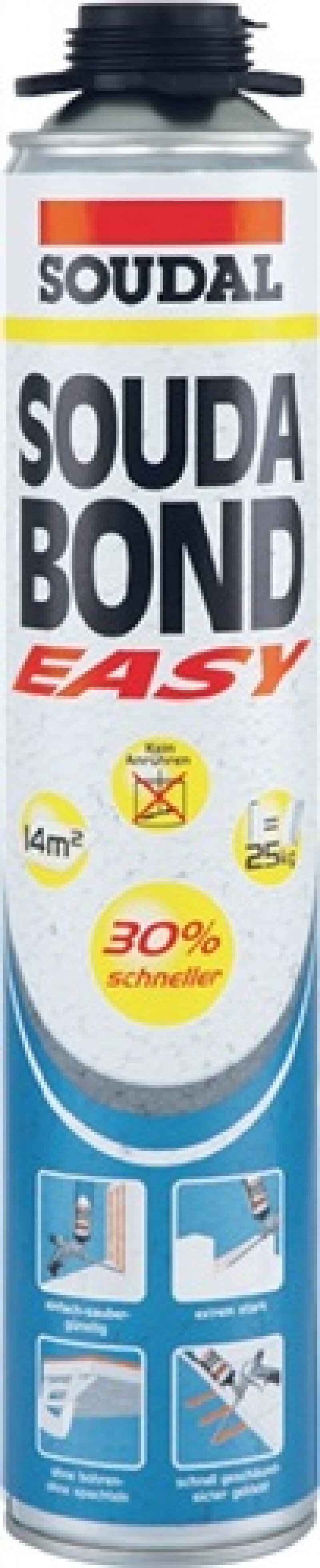 1K PU-Klebstoff SOUDABOND EASY orange 800 ml Dose SOUDAL 1K PU-Klebstoff SOUDABOND EASY orange 800 ml Dose SOUDAL