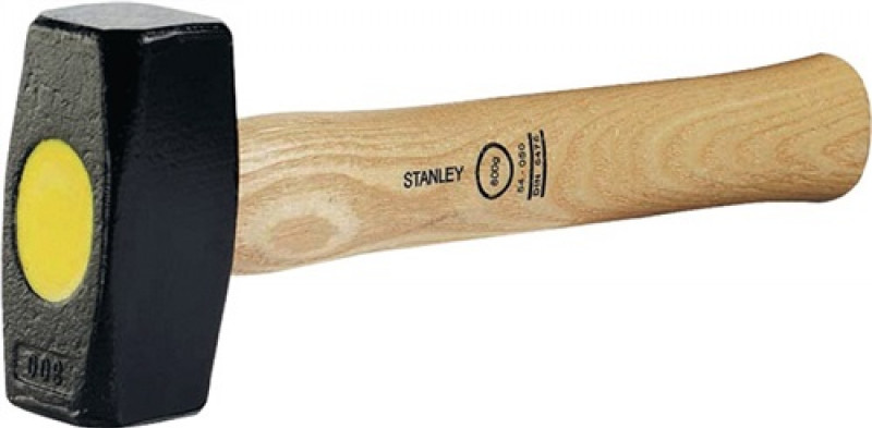 Fäustel erfüllt die DIN Norm 6475 Hammerkopf 1000g Stiel a.Eschenholz Stanley
