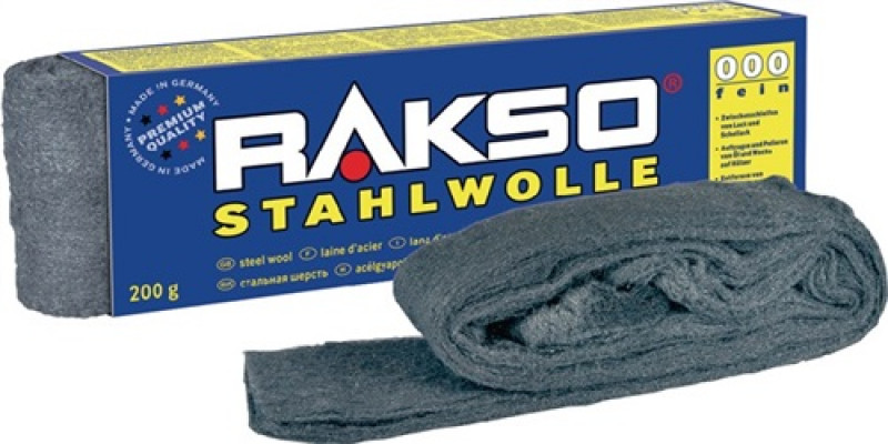 Stahlwolle ext.fein 000 200g RAKSO Stahlwolle ext.fein 000 200g RAKSO