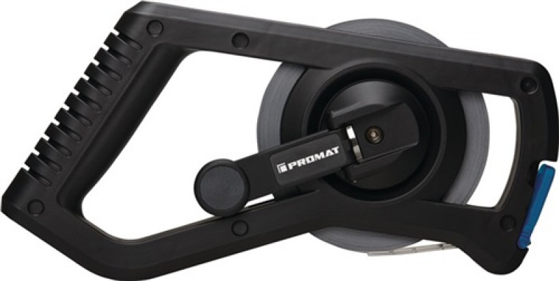 Rahmenbandmaß 50m 13mm A mm/cm EG II Ku.weiß rostfr.PROMAT Rahmenbandmaß 50m 13mm A mm/cm EG II Ku.weiß rostfr.PROMAT