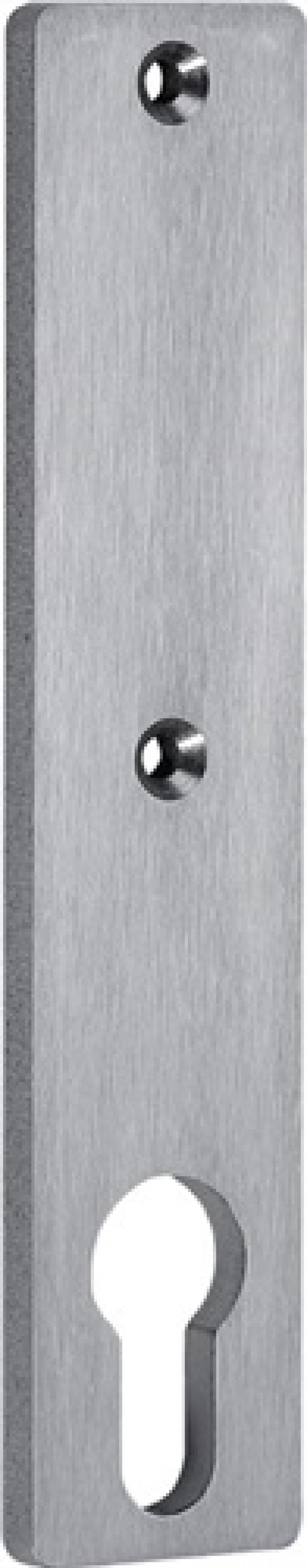 Zylinderkurzschild 427Z VA ma o.Drückerloch PZ 72mm AMF Zylinderkurzschild 427Z VA ma o.Drückerloch PZ 72mm AMF