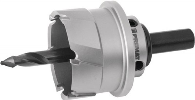 Lochsäge D.88mm Schnitt-T.20mm HM-bestückt m.Bohrer u.Feder PROMAT