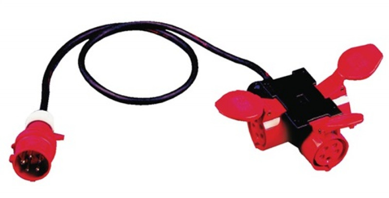 Kompaktverteiler IP44 H07RN-F5G1,5mm2 L.1,5m Eingang/Ausgang 1xCEE/3xKuppl. Kompaktverteiler IP44 H07RN-F5G1,5mm2 L.1,5m Eingang/Ausgang 1xCEE/3xKuppl.