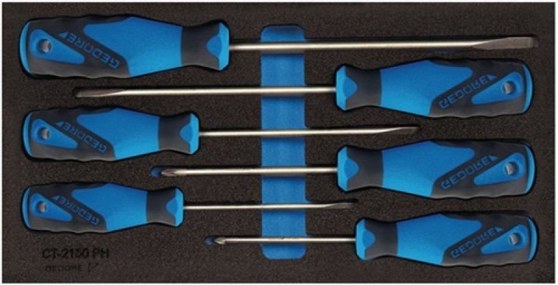 Werkzeugmodul 1500 CT1-2150 PZ T310xB157,5mm 6-tlg.Schraubendreher m.3K-Griff