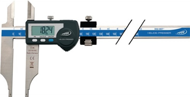 Werkstattmessschieber DIN862 DIGI MET® 300mm dig. m. Spitzen u. FE H.PREISSER Werkstattmessschieber DIN862 DIGI MET® 300mm dig. m. Spitzen u. FE H.PREISSER