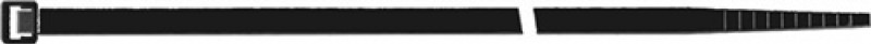 Kabelbinder L.280mm B.3,5mm PA schwarz UV-beständig 100St./Btl.SAPI SELCO Kabelbinder L.280mm B.3,5mm PA schwarz UV-beständig 100St./Btl.SAPI SELCO