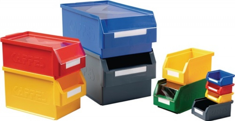 Sichtlagerkasten L160xB105xH75mm PE grau Sichtlagerkasten L160xB105xH75mm PE grau