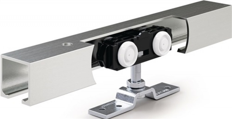 Schiebesystem Rollan 80 NT 80kg 1900mm Glasflg.Kompl.50-97cm Schiebesystem Rollan 80 NT 80kg 1900mm Glasflg.Kompl.50-97cm