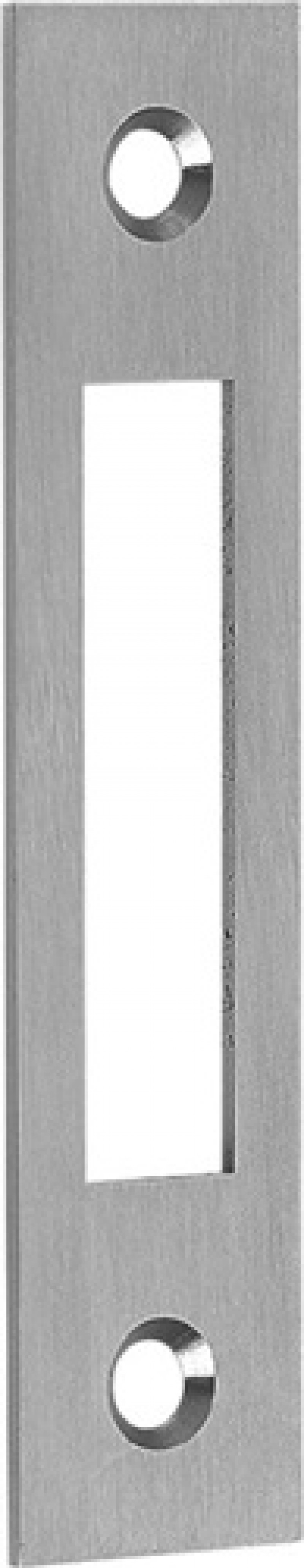 Flachschließblech silber ktg. SP 20mm BKS