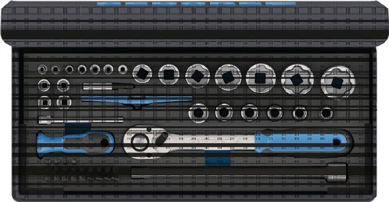 Steckschlüsselsatz 1/4 u. 1/2 Zoll 52 tlg. SW 4-32 Gedore Mobility Steckschlüsselsatz 1/4 u. 1/2 Zoll 52 tlg. SW 4-32 Gedore Mobility