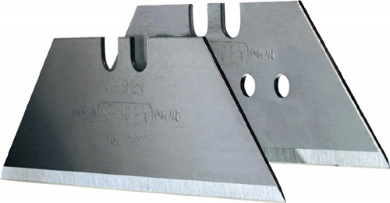 Trapezklinge L62xB19xS0,65mm m.Lochung 10 St./Spender STANLEY Trapezklinge L62xB19xS0,65mm m.Lochung 10 St./Spender STANLEY