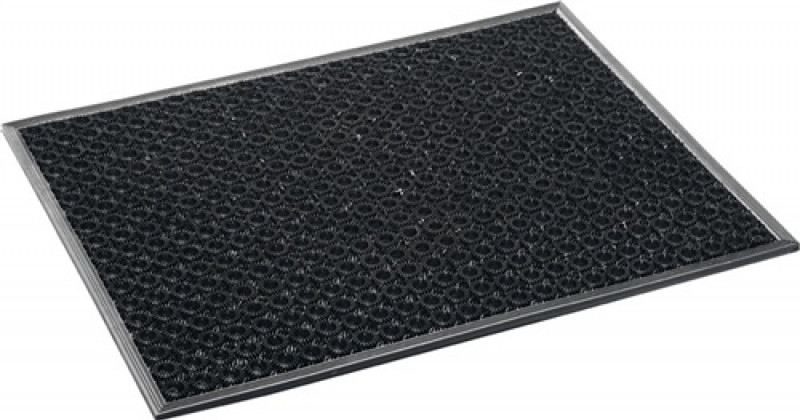 Fußmatte Bürsten schwarz Vinyl L620xB480xS10mm Fußmatte Bürsten schwarz Vinyl L620xB480xS10mm