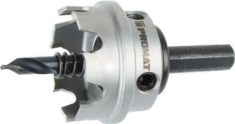 Lochsäge D.18mm Schnitt-T.4mm HM-bestückt m.Bohrer u.Feder PROMAT Lochsäge D.18mm Schnitt-T.4mm HM-bestückt m.Bohrer u.Feder PROMAT