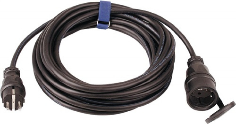 Gummiverlängerungskabel H07RN-F3x1,5mm2 L.15m schwarz IP44 SIROX f.innen u.außen Gummiverlängerungskabel H07RN-F3x1,5mm2 L.15m schwarz IP44 SIROX f.innen u.außen