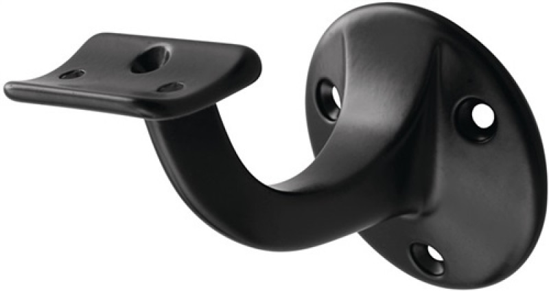 Handlaufträger 3500 Alu.ku.-besch.schwarz D.Wandplatte 56mm gewölbte Auflage Handlaufträger 3500 Alu.ku.-besch.schwarz D.Wandplatte 56mm gewölbte Auflage