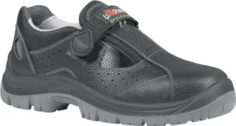Sicherheitssandale Alligator Gr. 46 schwarz Leder S1P SRC EN 20345 U-POWER Sicherheitssandale Alligator Gr. 46 schwarz Leder S1P SRC EN 20345 U-POWER