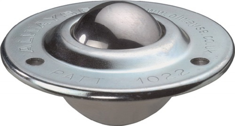 Kugelrolle Nylonkugel D.38,1mm STA verz.Trgf.55kg Kugelrolle Nylonkugel D.38,1mm STA verz.Trgf.55kg