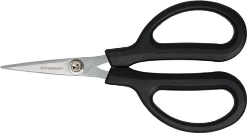 Kevlar®-Schere L.160mm Schnitt-L.42mm schwarzer KU.-Griff PROMAT
