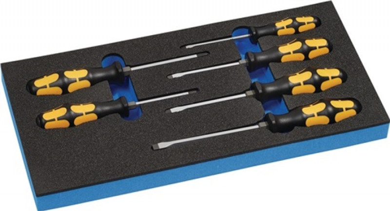 Schraubendrehersatz B.185xT.385xH.30mm1/3 Werkzeugm. 6-tlg.Schlitz+PH 6KT Ansatz