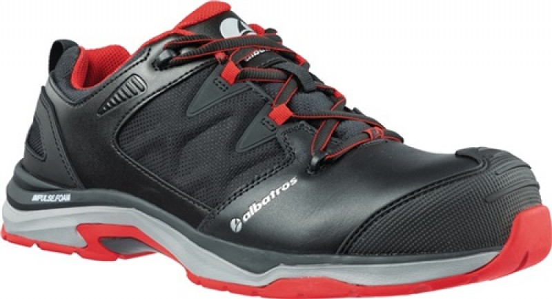 Sicherheitsschuh ULTRATRAIL BLACK Low Gr.36 schwarz/rot Leder