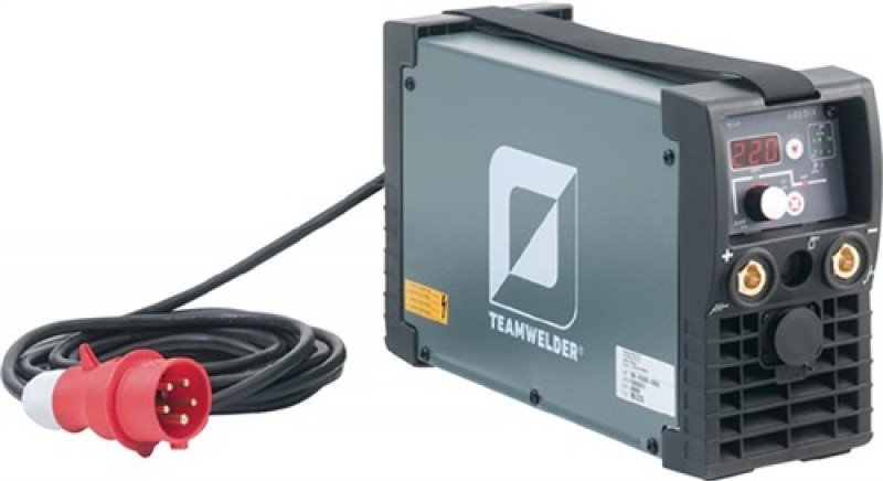 Elektrodenschweißgerät MMA 220 cel Set m.Zub.10-220 A TEAMWELDER Elektrodenschweißgerät MMA 220 cel Set m.Zub.10-220 A TEAMWELDER