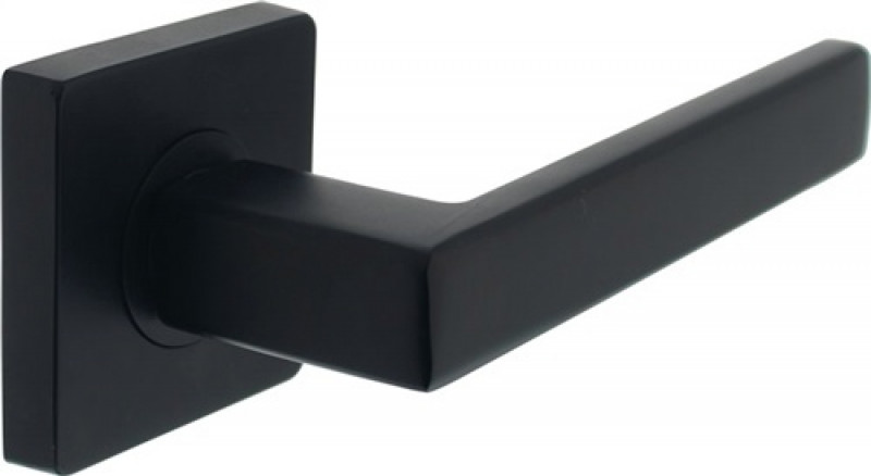 Türdrückerpaar Hera Zamak sw m.Drückerrosetten VK 8mm Türdrückerpaar Hera Zamak sw m.Drückerrosetten VK 8mm