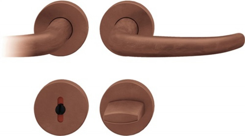 Rosettengrt.12 1023 Bronze 7615 rd.WC-R8 DIN L/R D/D