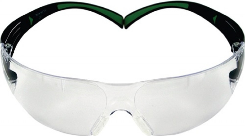 Schutzbrille SecureFit-SF400 EN 166,EN 172 Bügel schwarz grün,Scheiben I/O PC 3M Schutzbrille SecureFit-SF400 EN 166,EN 172 Bügel schwarz grün,Scheiben I/O PC 3M