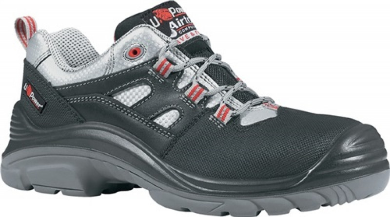 Sicherheitsschuh Corner Gr.44 schwarz/grau/rot Leder S3 SRC EN20345 U.POWER Sicherheitsschuh Corner Gr.44 schwarz/grau/rot Leder S3 SRC EN20345 U.POWER