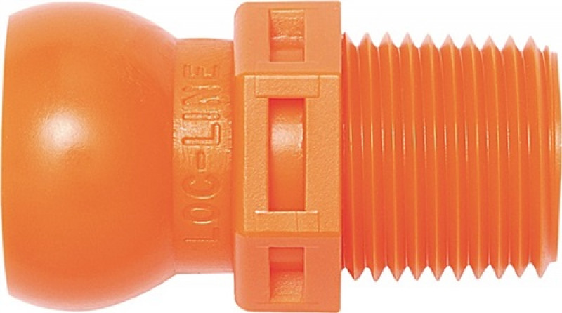 Gewindenippel Gr. 1/2 Zoll R 3/8 Btl. m. 4 St. Loc-Line Gewindenippel Gr. 1/2 Zoll R 3/8 Btl. m. 4 St. Loc-Line