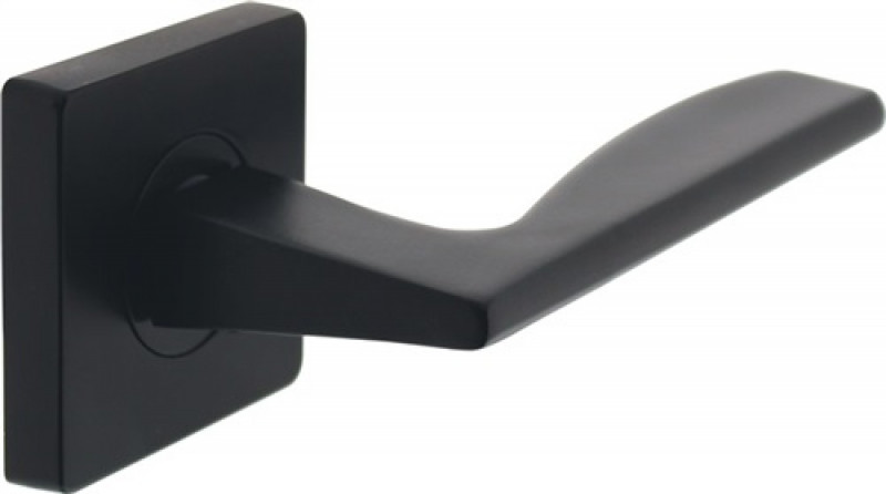 Türdrückerpaar Apollo Zamak sw m.Drückerrosetten VK 8mm Türdrückerpaar Apollo Zamak sw m.Drückerrosetten VK 8mm