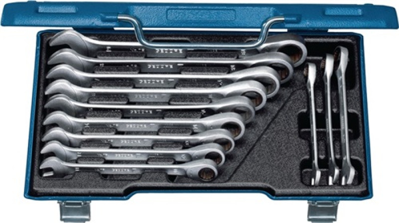 Knarrenringmaulschlüsselsatz 7 R-012 12tlg. SW 8-19mm CV. i.Stahlkassette GEDORE Knarrenringmaulschlüsselsatz 7 R-012 12tlg. SW 8-19mm CV. i.Stahlkassette GEDORE