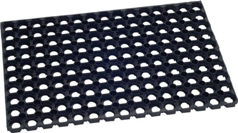 Fußmatte offen schwarz Gum.L790xB490xS23mm Fußmatte offen schwarz Gum.L790xB490xS23mm