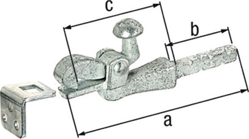 Torfeststeller Grauguss verz.190mm 6,5mm GAH Torfeststeller Grauguss verz.190mm 6,5mm GAH