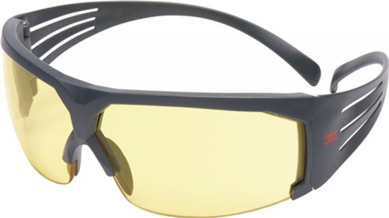 Schutzbrille SecureFit-SF600 EN 166 Bügel grau,Scheibe gelb PC 3M Schutzbrille SecureFit-SF600 EN 166 Bügel grau,Scheibe gelb PC 3M