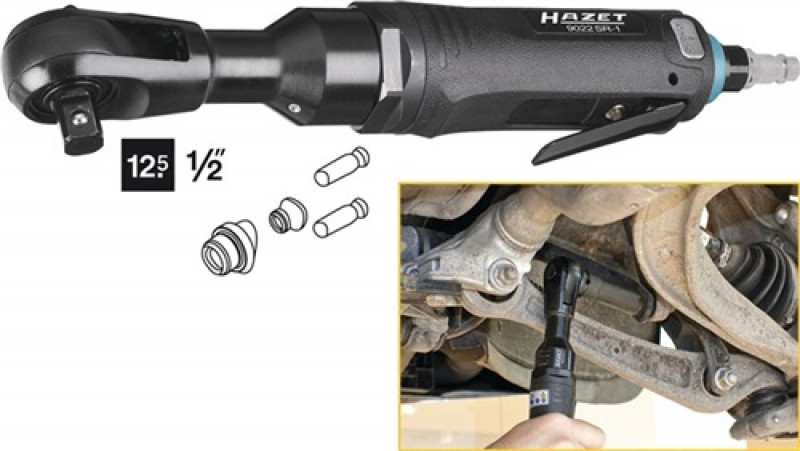 Druckluftratschenschrauber 9022SR-1 12,5mm (1/2Zoll) A4-kt.102 Nm HAZET Druckluftratschenschrauber 9022SR-1 12,5mm (1/2Zoll) A4-kt.102 Nm HAZET