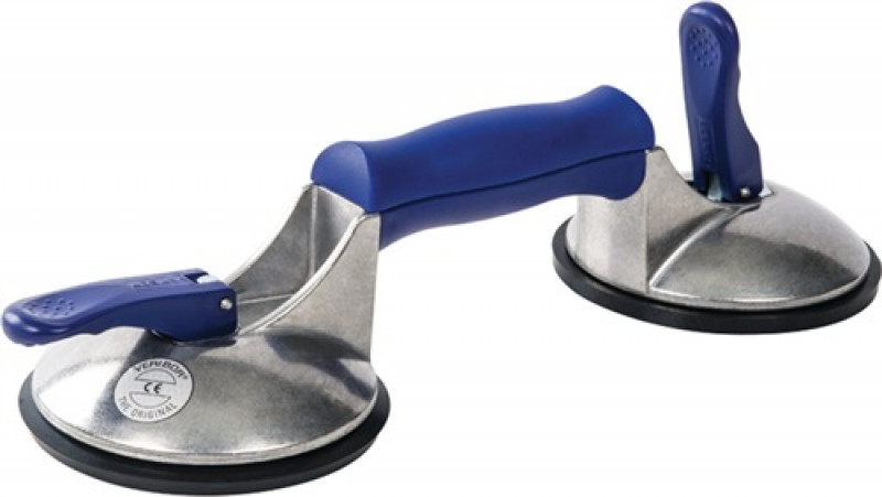 Saugheber blue line Trgf.60kg Kopf-D. 120mm 2 Köpfe Alu VERIBOR Saugheber blue line Trgf.60kg Kopf-D. 120mm 2 Köpfe Alu VERIBOR
