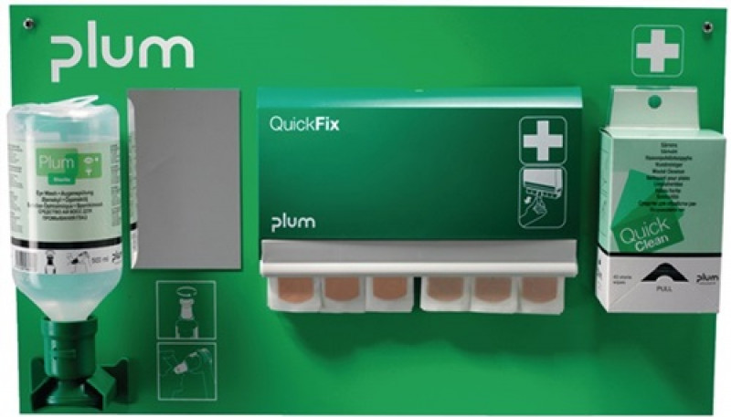 Erste Hilfe Station All-in-One B515xH300xTca.mm Plum Erste Hilfe Station All-in-One B515xH300xTca.mm Plum