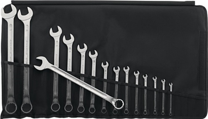 Ringmaulschlüssel-Satz 14/15 15-tlg.SW 6-32mm Form B CR-A-STA STAHLWILLE Ringmaulschlüssel-Satz 14/15 15-tlg.SW 6-32mm Form B CR-A-STA STAHLWILLE