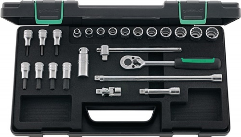 Steckschlüsselsatz 3/8 Zoll 24 tlg. SW 8-19 L. 420 mm CV STAHLWILLE Steckschlüsselsatz 3/8 Zoll 24 tlg. SW 8-19 L. 420 mm CV STAHLWILLE