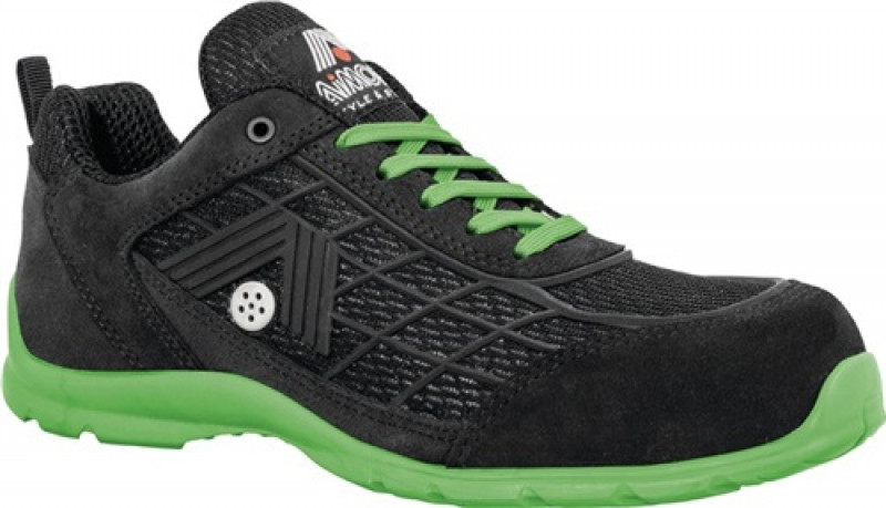 Sicherheitsschuh Green Gr.42 schwarz/grün Leder S1P SRC EN20345 Aimont Sicherheitsschuh Green Gr.42 schwarz/grün Leder S1P SRC EN20345 Aimont