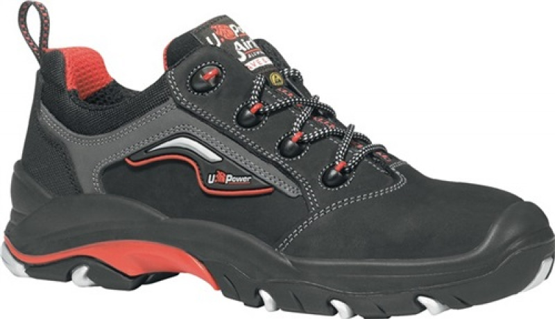 Sicherheitsschuh Master Gr.47 schwarz/rot Leder S3 SRC ESD EN20345 U-POWER Sicherheitsschuh Master Gr.47 schwarz/rot Leder S3 SRC ESD EN20345 U-POWER