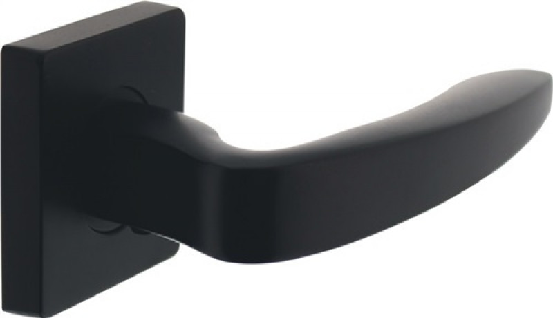 Türdrückerpaar Zeus Zamak sw m.Drückerrosetten VK 8mm Türdrückerpaar Zeus Zamak sw m.Drückerrosetten VK 8mm