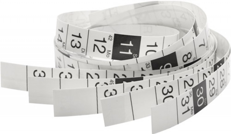 Kalenderstreifen f.Jahresübersicht 2018 selbstklebend Kalenderstreifen f.Jahresübersicht 2018 selbstklebend