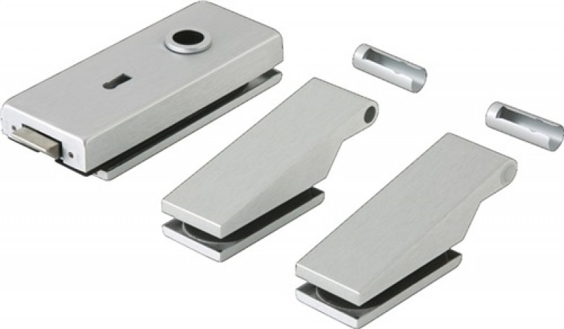 Glastürbeschlag STUDIO Classic LM Dark Niro BB DIN L/R