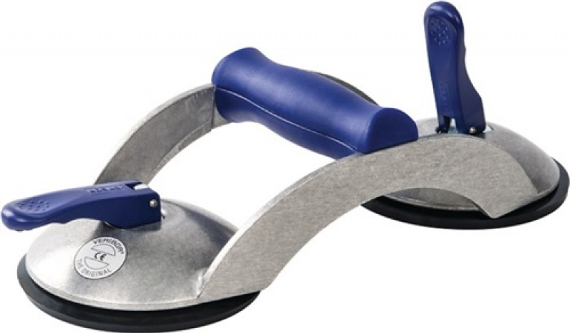 Saugheber blue line Trgf.70kg Kopf-D. 120mm 2 Köpfe Alu VERIBOR Saugheber blue line Trgf.70kg Kopf-D. 120mm 2 Köpfe Alu VERIBOR