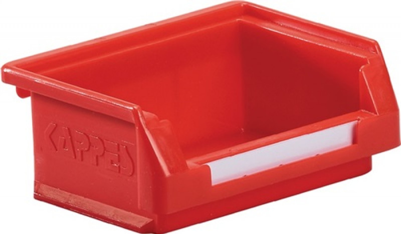 Sichtlagerkasten L85xB105xH45mm PE rot Sichtlagerkasten L85xB105xH45mm PE rot