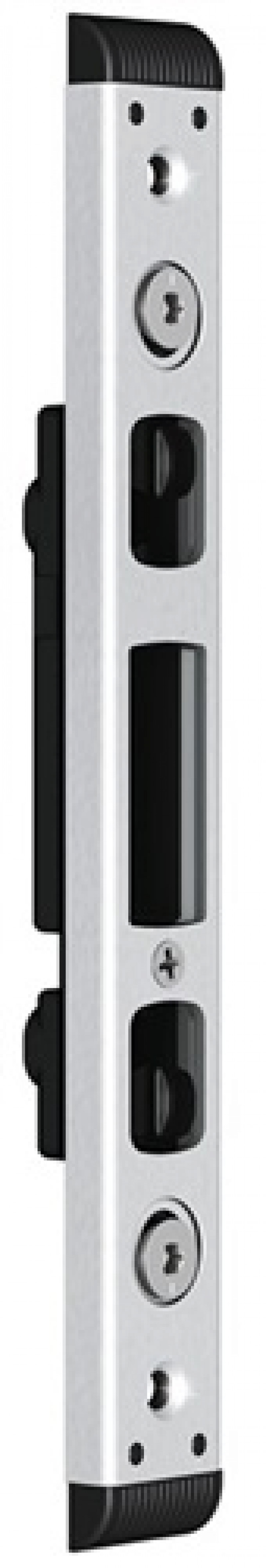 Schließteil DUO-Bolzenriegel U-Stulp 29mm li.silberf. Schließteil DUO-Bolzenriegel U-Stulp 29mm li.silberf.